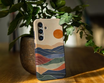 Mountains case for Samsung S25 S23 S24 S21 FE Samsung Galaxy a15 S20 A55 S22 Ultra sunset Note 10 Plus Samsung A13 A25 S10 Galaxy A05s ws9