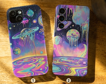 Capa Psychedelic Space para OnePlus 9 12 10 11 Pro OnePlus Open OnePlus Nord 4 Nord CE4 OnePlus 8t 8 6t 7t Nord CE 3 2 Lite 5g Nord N300 ws5