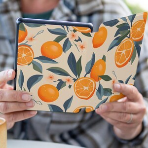 スイートオレンジ for Paperwhite 12th 11th Kindle Case 5 6 6.8" 10th, 2021 2022 Oasis 2 3 Scribe Cover Colorsoft book Gift Fruit Lemon hülle 画像 7