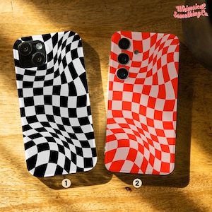 Gewellte karierte Hülle für OnePlus Nord 4 Nord CE4 OnePlus 12 10 9 Pro 11 OnePlus 8 6t 8t 7t Nord CE 3 2 Lite 5g Nord N300 OnePlus Open ws4