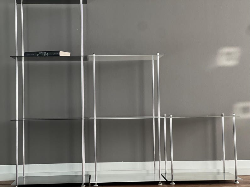 Minimalist Modular Metal Shelving Unit Shelving System With Nearly ...