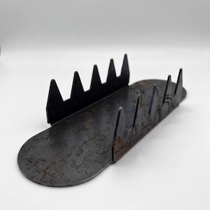 Premium Rasenkante Metall Rostoptik Cortenstahl Garten Beetumrandung Mähroboterfreundlich langlebige Beeteinfassung Bild 11