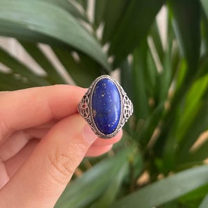 Sterling Silver Lapis Lazuli Ring
