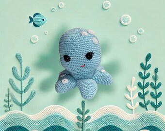 Octopus Amigurumi Crochet Pattern: Easy Plushie Nursery Decor
