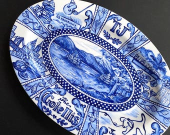 Custom Life Story Porcelain Plate, Hand Painted Keepsake