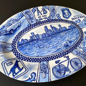 Custom Life Story Plate, Illustrated Moments, Personalized Keepsake Gift for Loved Ones, Hand Painted Porcelain, Unique Wedding Gift