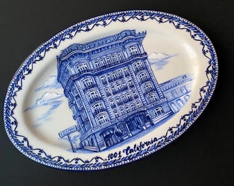 Custom Home Portrait from Photo, Hand Painted House Plate, Childhood Home Gift for mom, Personalized Family Home Artwork