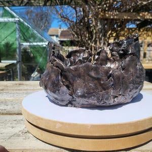 Pot à bonsaï / Fait main / Plaque de roche