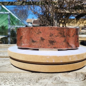 Bonsai Pot / Handmade / Rectangle Metallic