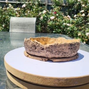 Maceta para bonsái / Hecha a mano / Maceta de piedra