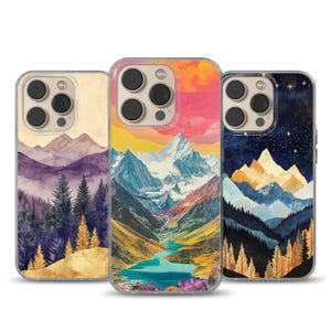 Mountain Phone Case Wanderlust, iPhone 16 15 14 13 12 11 Pro Max 8 Plus X, Samsung Galaxy S24 S23 S22 S20 Ultra