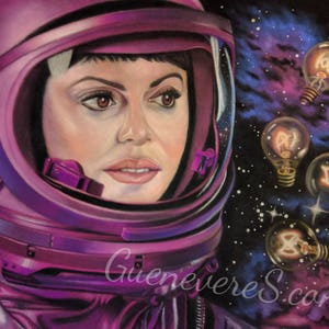 Limited Edition Archival Print of &quot;Galaxy #Girlboss&quot;
