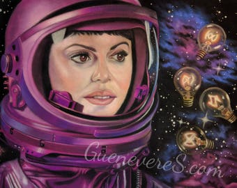 Limited Edition Archival Print of "Galaxy #Girlboss"