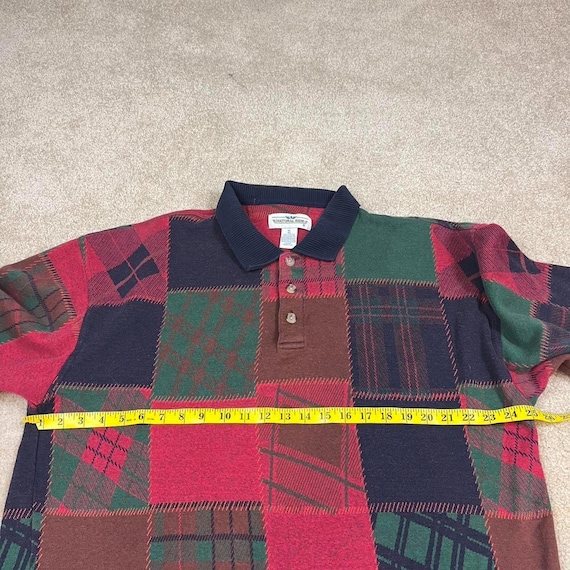 90s Natural Issue Patchwork Polo - image 4