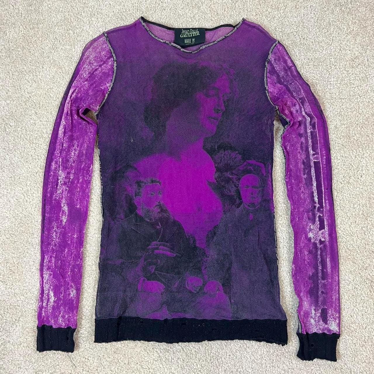 Jean Paul Gaultier Mesh Shirt - Etsy