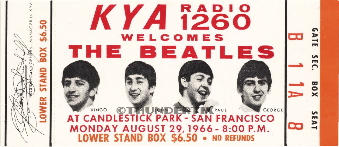 The Beatles concert at Municipal Stadium in Kansas City on Sep 17, 1964