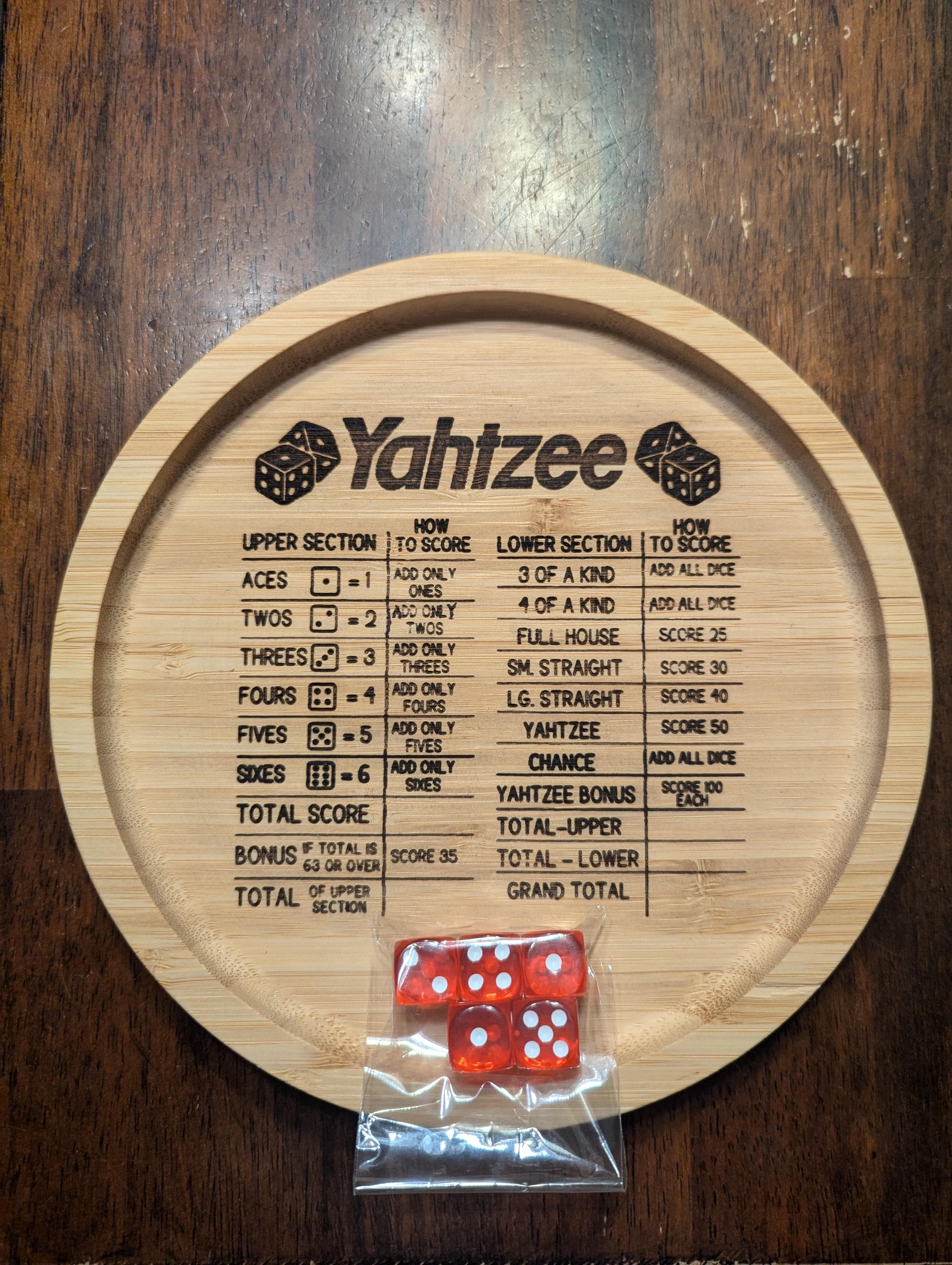 Dice Game Sets- Yahtzee and Farkle