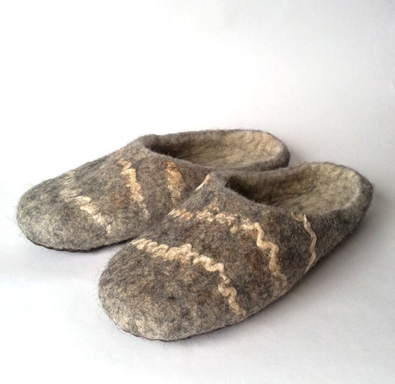 handmade felt slippers