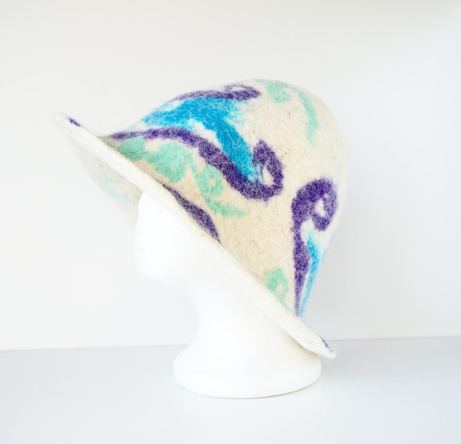 Felted Sauna Hat Sauna Hat Organic Wool Sauna Hat Etsy UK