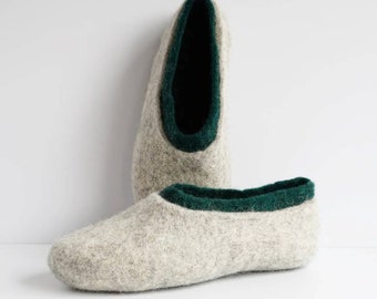 felted clogs