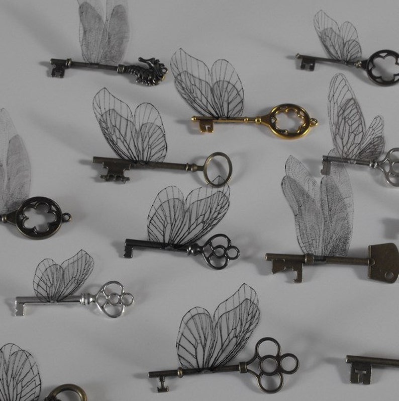 5 X Flying Keys With Wings – Various Types and Sizes – 5KEY5 - Etsy Canada