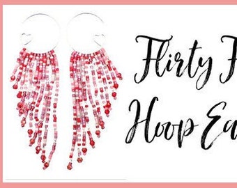 Flirty Fransen Ohrringe PDF Schmuckherstellung Tutorial (INSTANT DOWNLOAD)