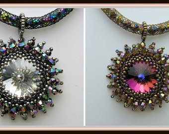 Galaxy Pendant Pdf Tutorial Jewelry Making (INSTANT DOWNLOAD)