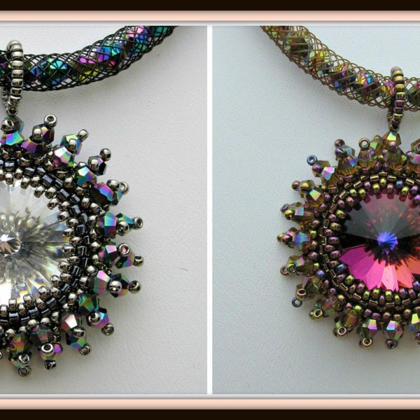 Galaxy Pendant Pdf Tutorial Jewelry Making (INSTANT DOWNLOAD)