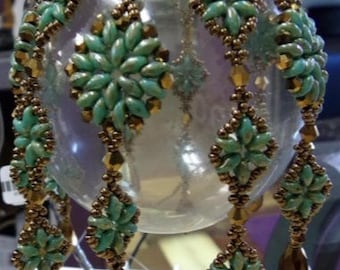 Southern Star Ornament Cover PDF Bead Weaving Pattern (INSTANT DOWNLOAD)
