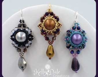 Tile by Tile Earrings Version 2.0 PDF Jewelry Making Tutorial (INSTANT DOWNLOAD)