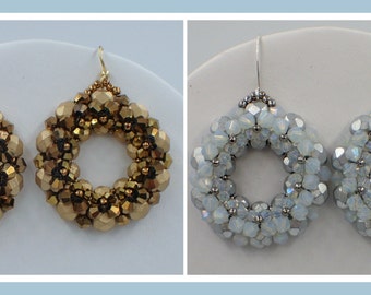 Bling Rings Earrings PDF Pattern (Instant Download) Jewelry Making
