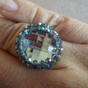 PDF Checker Board Ring Bead Weaving Tutorial (INSTANT DOWNLOAD)