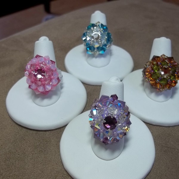 Dazzling Dome Ring PDF Tutorial (INSTANT DOWNLOAD)