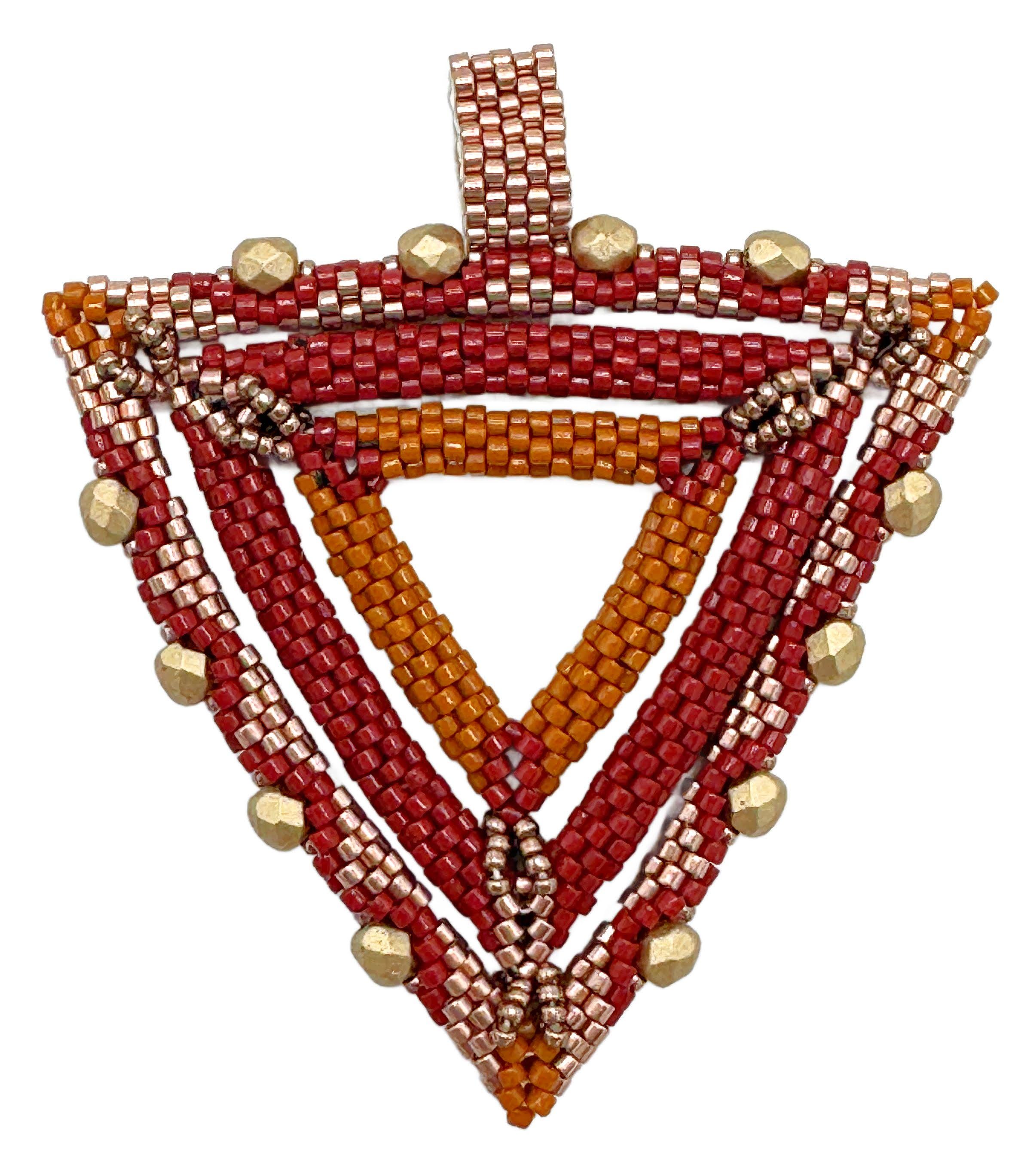Triangular Pendants Triangular Pendant INSTANT DOWNLOAD Pattern - Etsy
