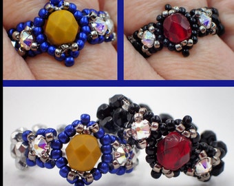 Birthstone Ring INSTANT DOWNLOAD PDF Pattern