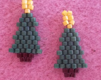 PDF Small Tree Brick Stitch Bead Weaving Tutorial (INSTANT DOWNLOAD)