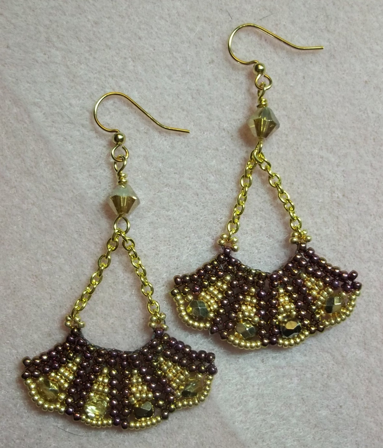 Fun Fiesta Earrings PDF Bead Weaving Pattern Tutorial INSTANT Etsy