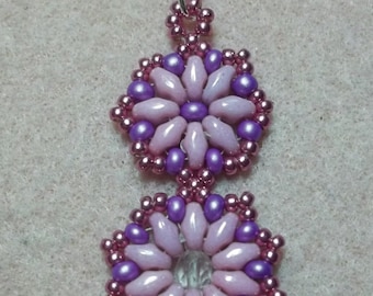Simple Summer Pendant PDF Bead Weaving Tutorial (INSTANT DOWNLOAD)