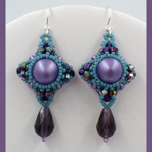Tile by Tile Earrings PDF Jewelry Making Tutorial (INSTANT DOWNLOAD)