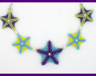 Starfish Necklace PDF Jewelry Making Tutorial (INSTANT DOWNLOAD)