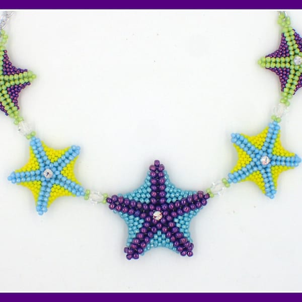 Starfish Necklace PDF Jewelry Making Tutorial (INSTANT DOWNLOAD)