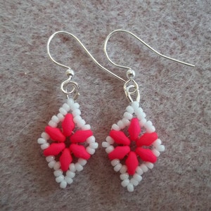 Dazzling Duo Earrings PDF Bead Weaving Pattern Tutorial - Etsy