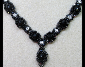 Halo Necklace PDF Beading Tutorial Pattern (INSTANT DOWNLOAD)