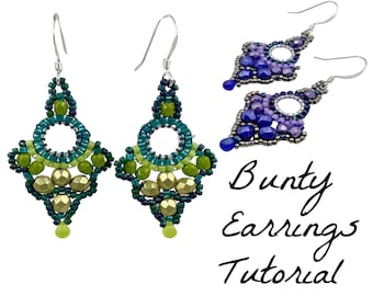 Bunty Earrings Instant Download Pattern & Video Access