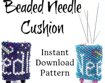 Beaded Needle Cushion Instant Download Pattern