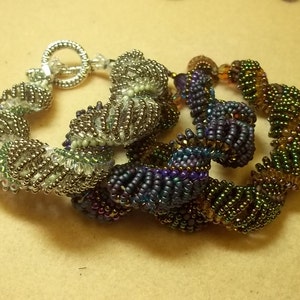 Expanding Curves Bracelet PDF Pattern Tutorial INSTANT - Etsy