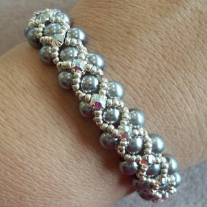 PDF Montee Embellished Pearl Bracelet (INSTANT DOWNLOAD)