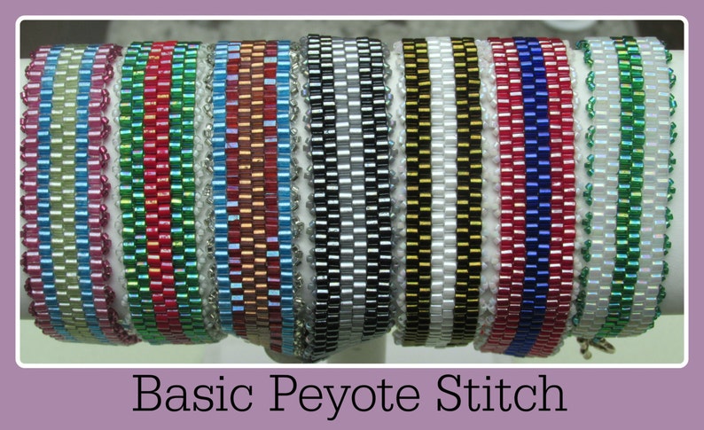 Download Even Count Peyote Stitch Bracelet PDF Tutorial INSTANT | Etsy