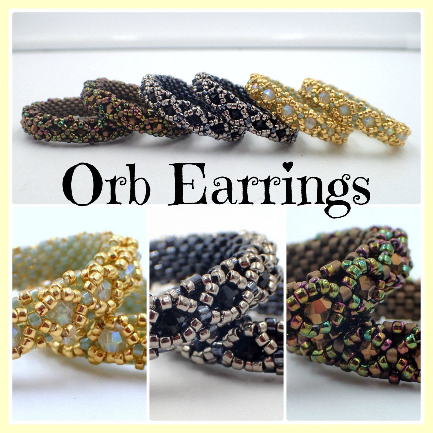 Off the shop beaded path earrings