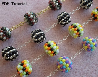 Confetti Bracelet Tutorial PDF Pattern (INSTANT DOWNLOAD)
